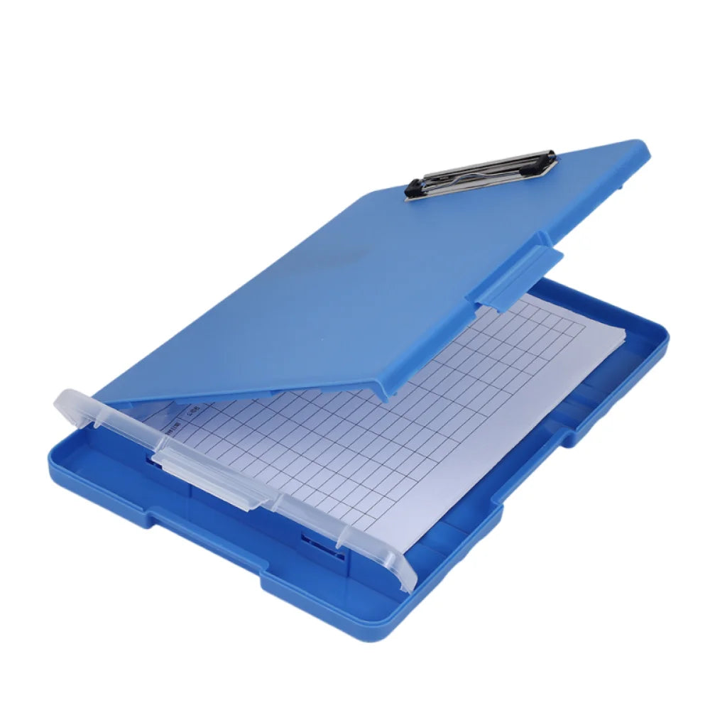 A4 Clipboard Folder Board – Large Capacity Writing & File Organizer Clipboard Folder Board Axl Blue