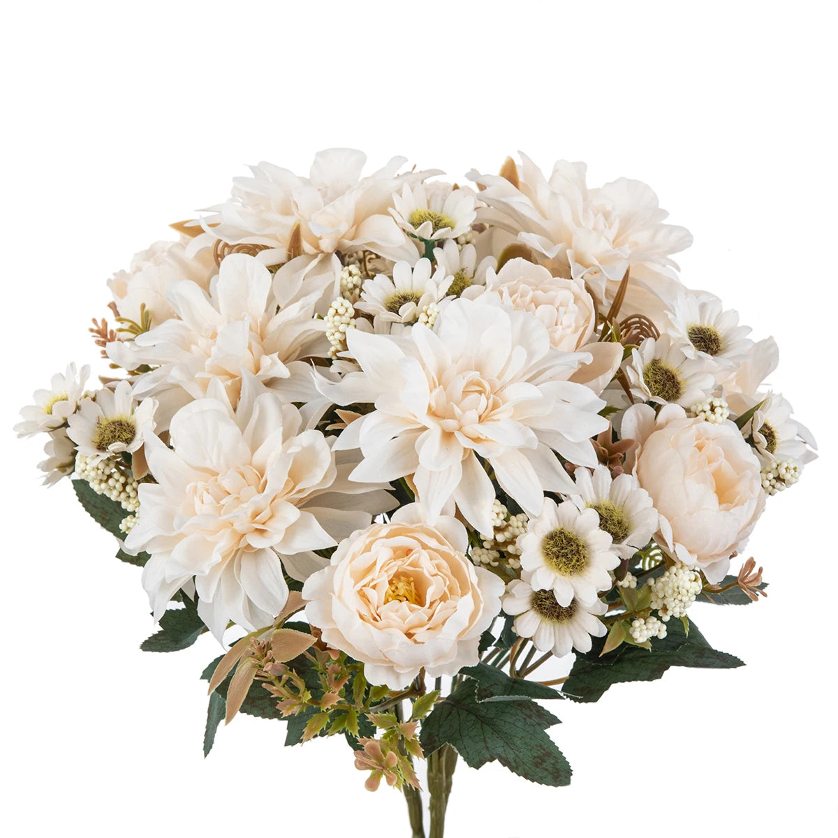 Silk Dahlia Rose Artificial Flowers for Wedding & Home Decor Artificial Silk Flowers Axl color 2 2 pcs