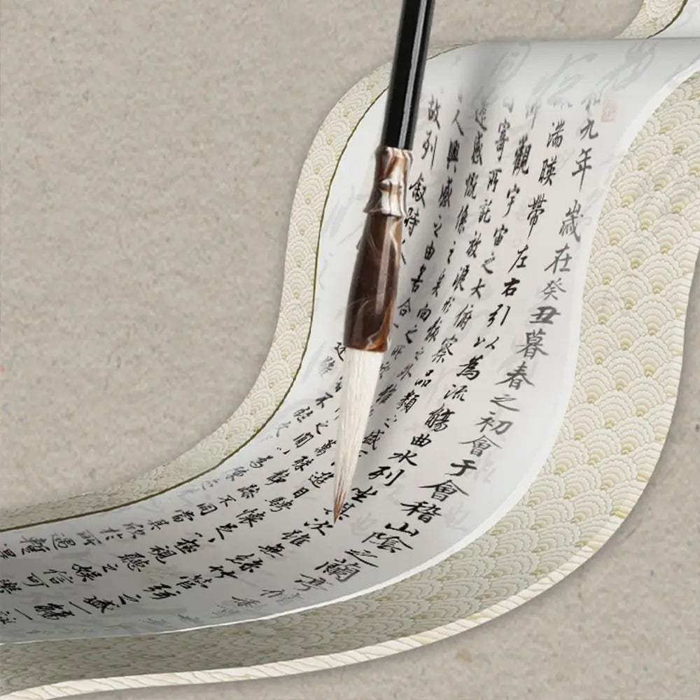 Chinese Calligraphy Brush – Wolf Hair Wood Art Paint Brush Calligraphy Art Brush Axl