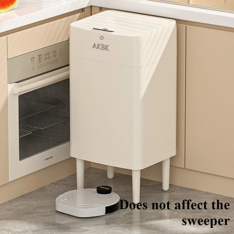 Auto Sensor Trash Can Stainless Steel 28L/33L/40L with Lid Sensor Trash Can Axl
