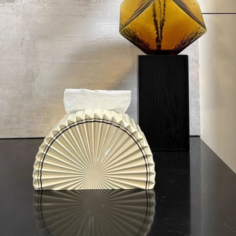 Modern Luxury Resin Tissue Box – Creative Home Décor Holder Decorative Tissue Holder Axl