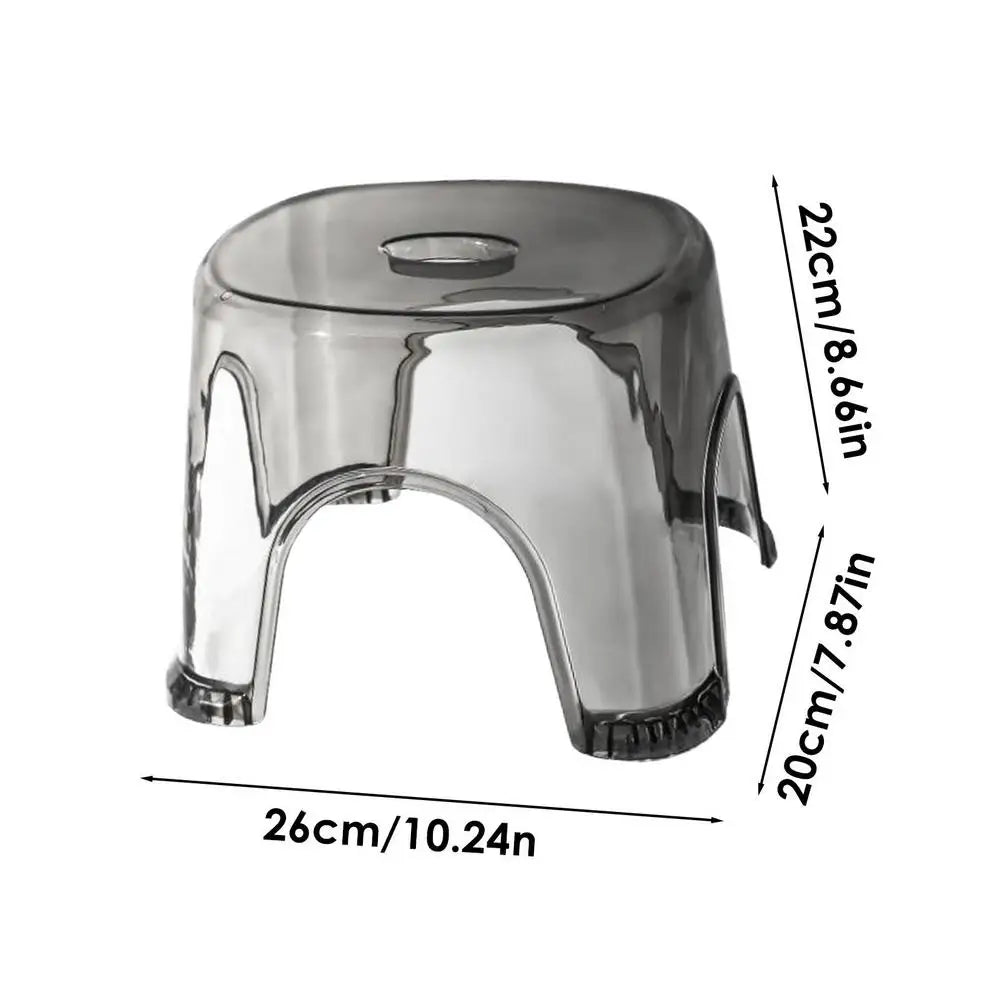 Clear Shower Corner Stool – Waterproof Bathroom Bench Shower Corner Stool Axl Grey