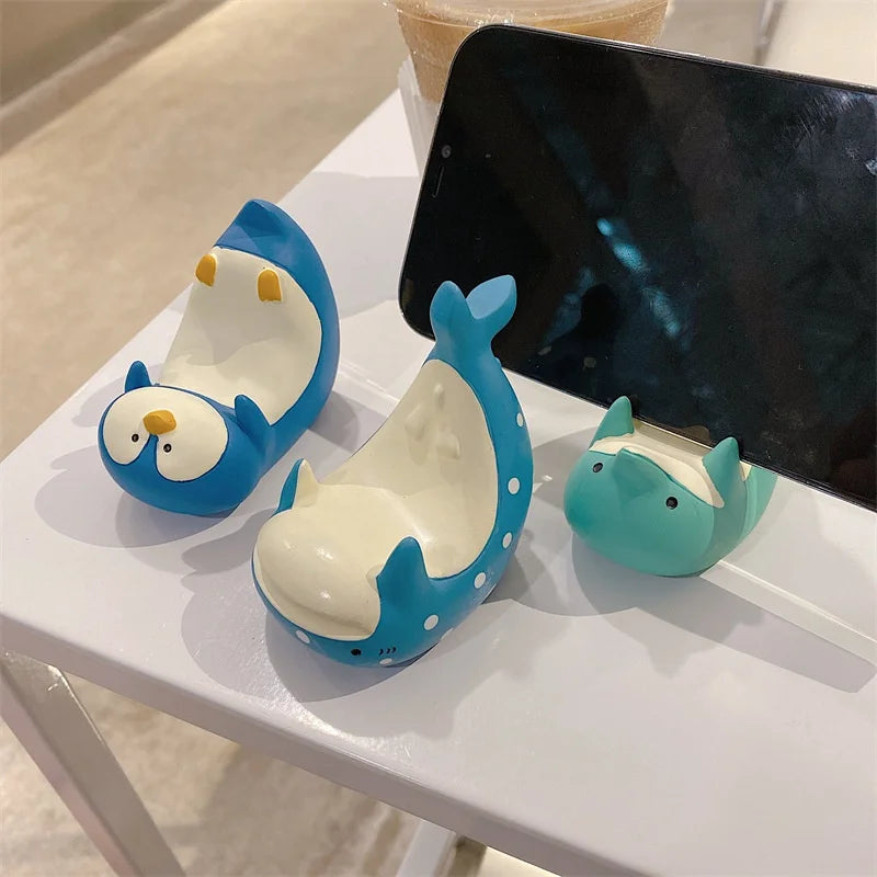 Cute 3D Dolphin Phone Holder – Desktop Lazy Clip Stand Phone Clip Stand Axl
