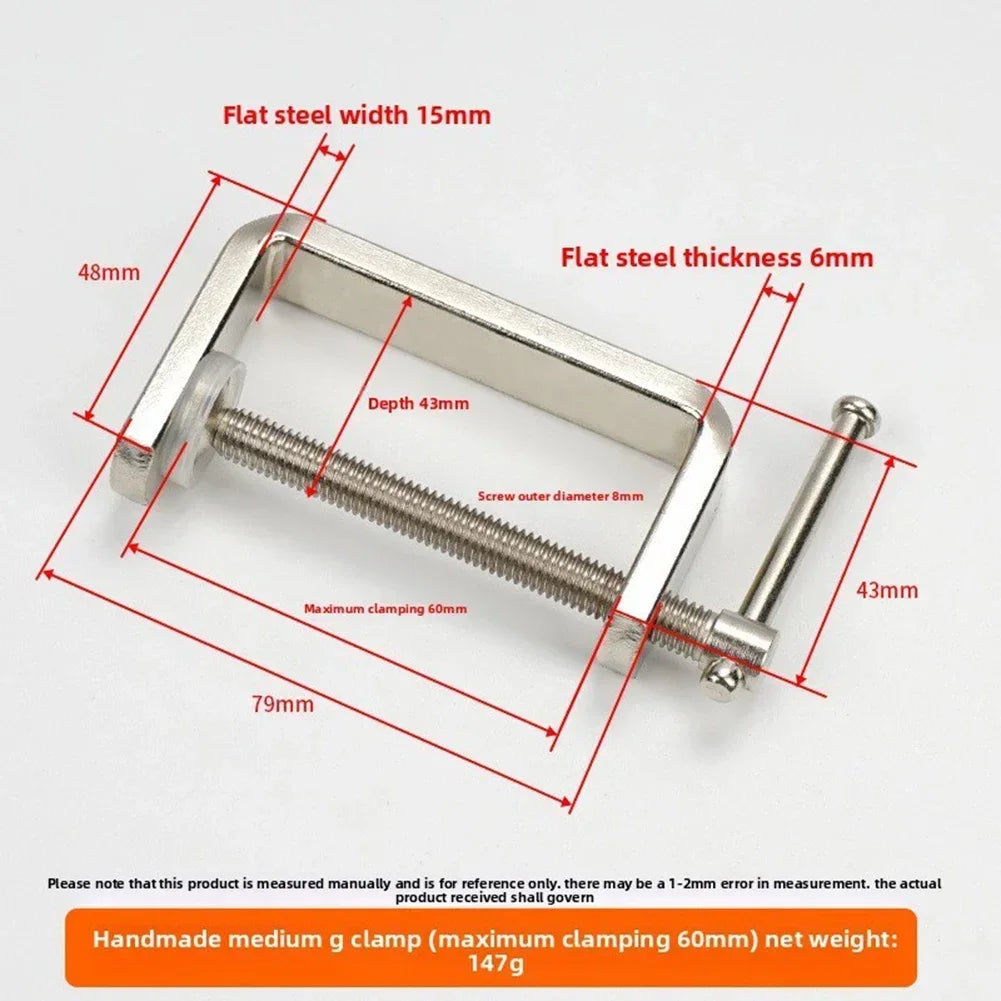 Heavy-Duty G-Clamp Deep Reach C Clamp – Wood & Metalworking Workshop Clamp Axl 0-60mm China Mainland