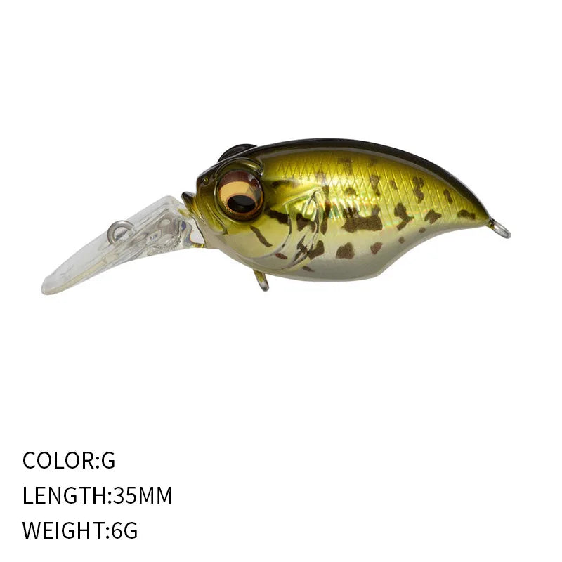 6g 42mm Floating Crankbait Lure – Bass, Perch & Pike Wobbler Fishing Crankbait Lure Axl G-1pcs