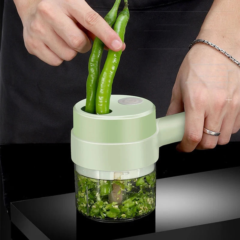 BALASHOV 4-in-1 Electric Food Chopper – Garlic Slicer & Grinder Electric Food Chopper Axl