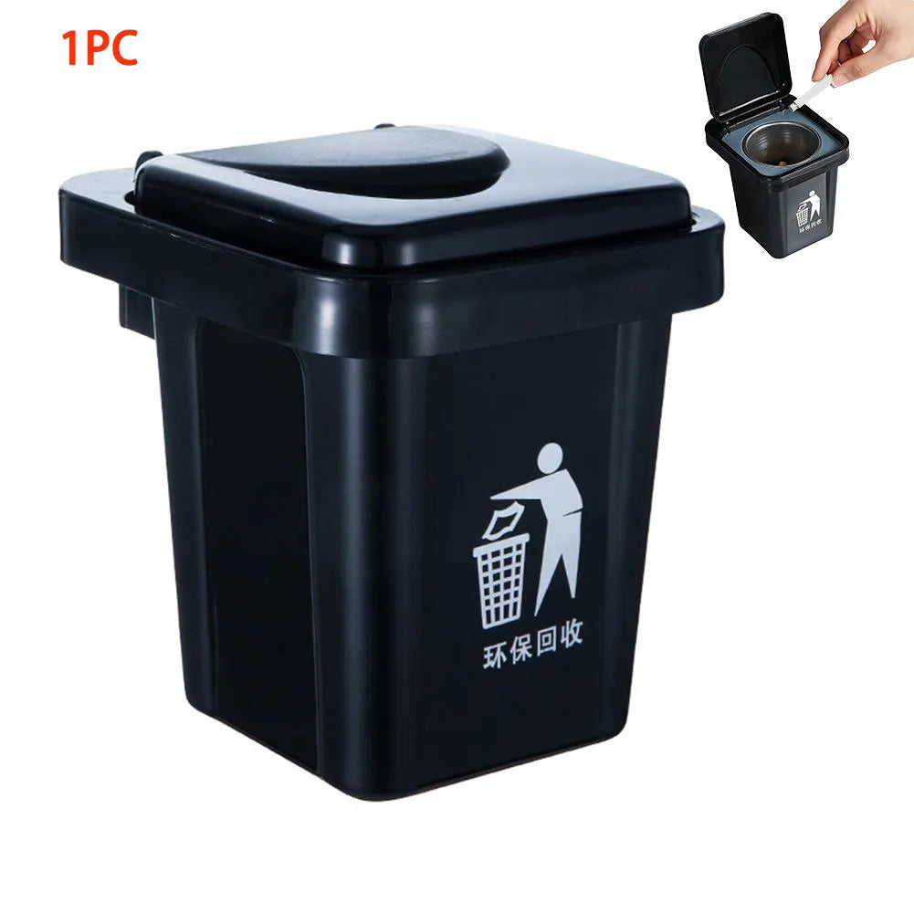 Wall Mount Ashtray with Lid – Stainless Steel Anti-Ash Wall Mounted Ashtray Axl S B
