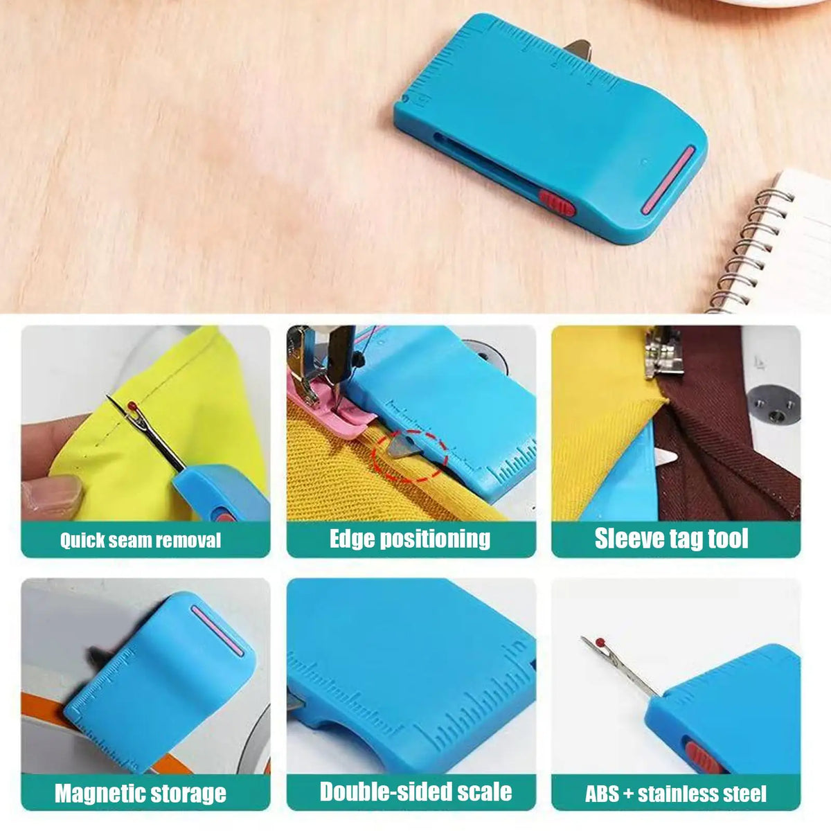 Magnetic Seam Guide for Sewing Machine | Adjustable Quilting Tool Sewing Machine Accessory Axl