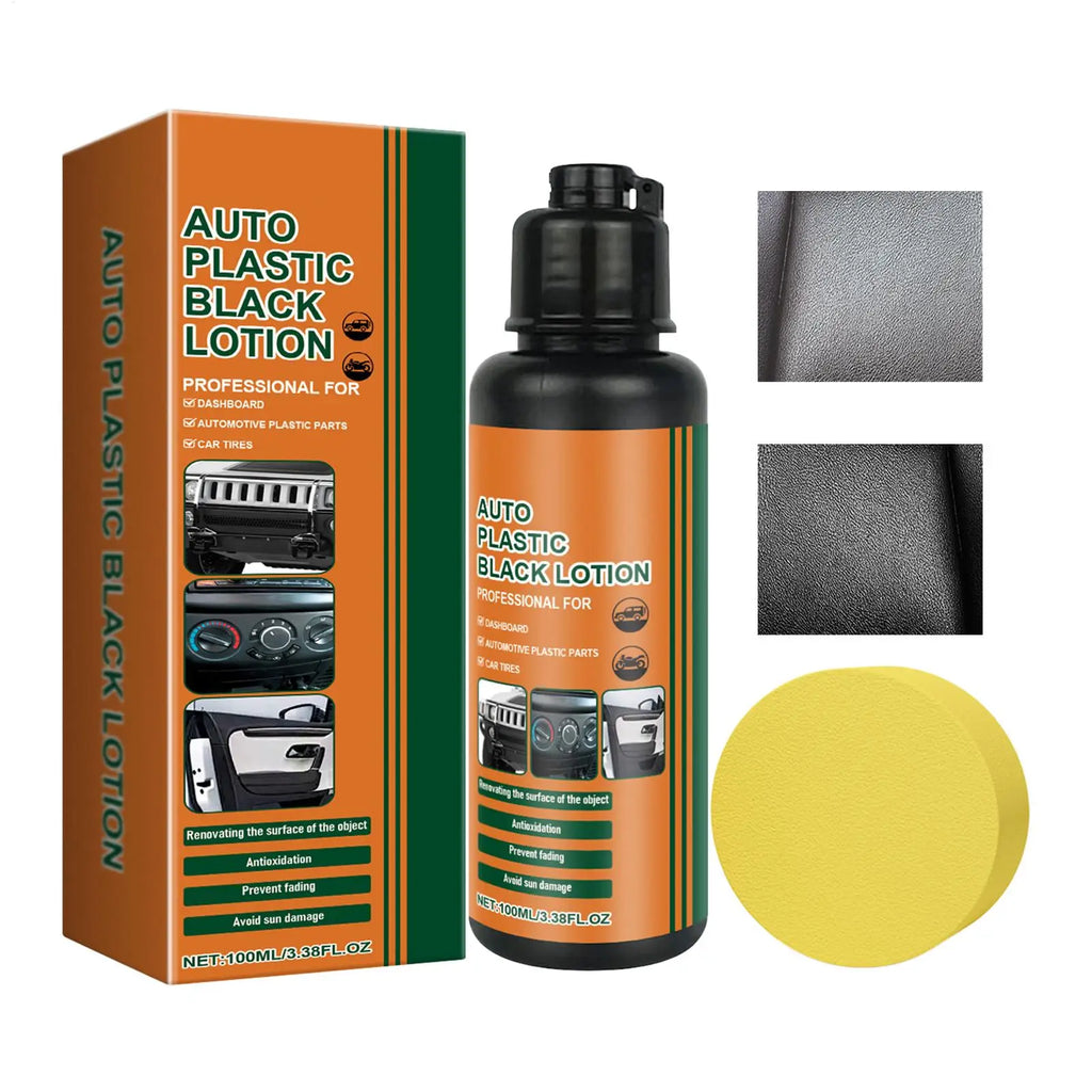 100ml Car Black Trim Restorer – Plastic & Rubber Renovator Car Trim Restorer Axl