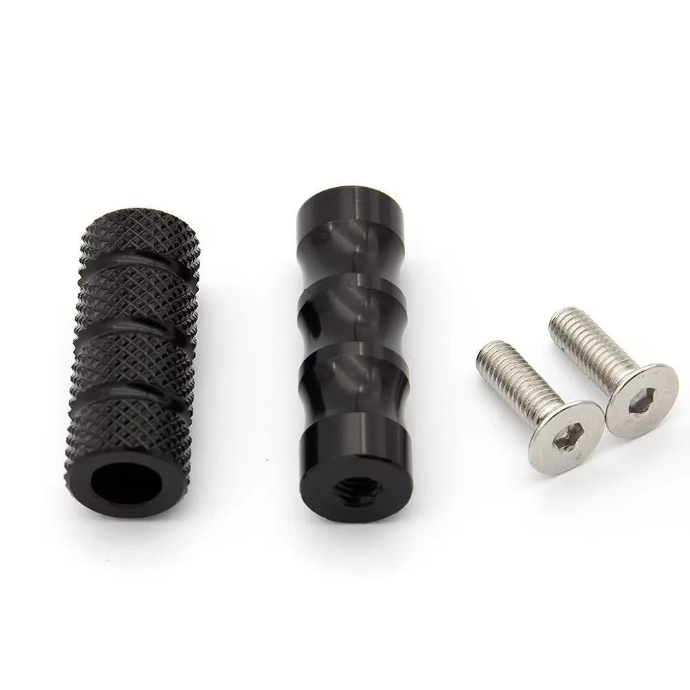 M6 CNC Aluminum Motorcycle Foot Pegs – Universal Rearset Pedal Motorcycle Foot Pegs Axl
