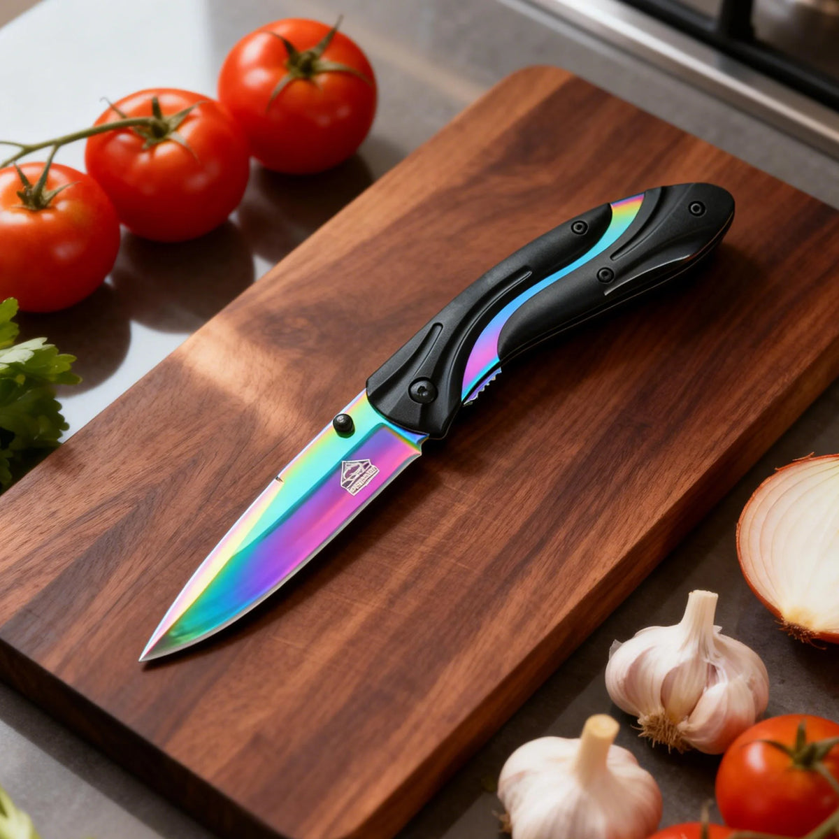 S30V Steel Titanium Folding Pocket Knife – Sharp Fruit Paring Knife Folding Pocket Knife Axl