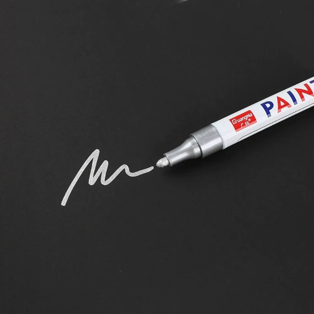 12-Piece Waterproof Car Tire Paint Marker Pen Set | Multi-Surface Automotive Paint Markers Axl