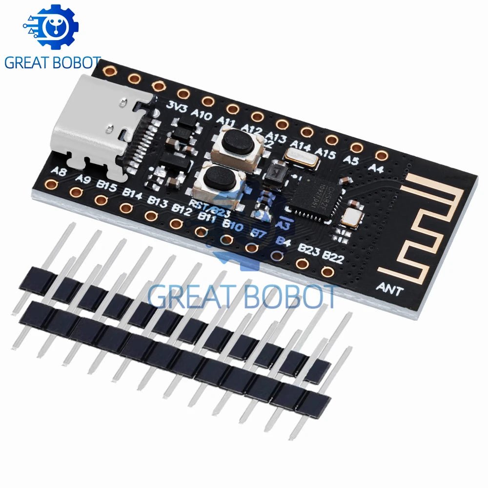 CH573F & CH582F RISC-V BLE 4.2/5.0 Bluetooth Dev Board Development Core Board Axl