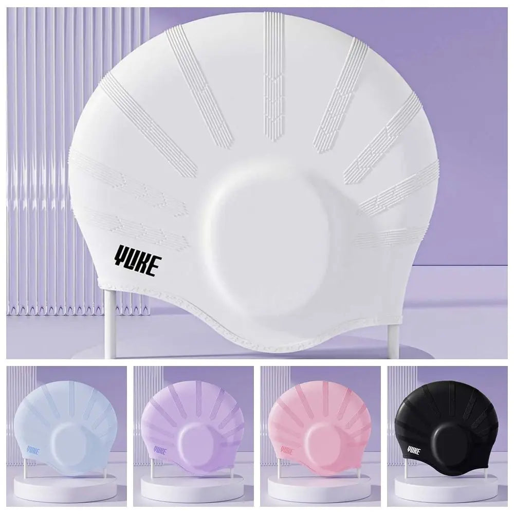 Elastic Silicone Swim Cap – Waterproof Diving & Snorkeling Hat Silicone Swim Cap Axl
