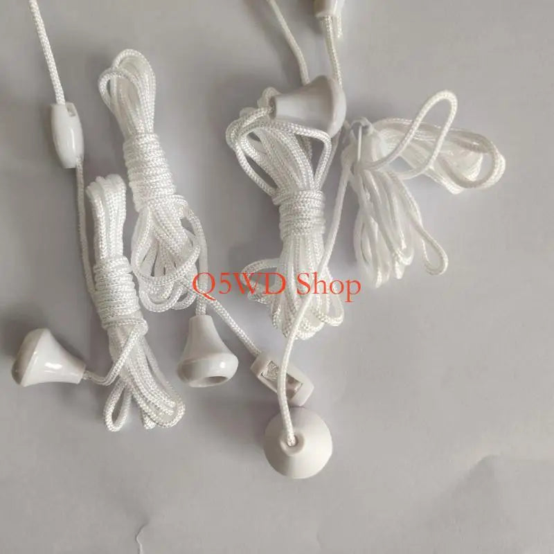 10-Pack Nylon Light Pull Cord 1.5m with Connector – Ceiling Switch Pull Cord Replacement Axl