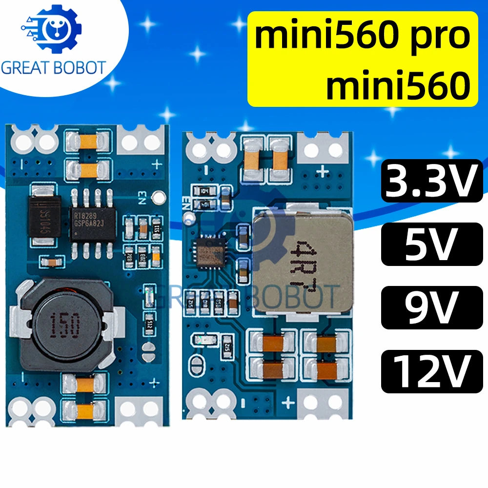 Mini560 5A DC-DC Buck Converter – Step Down Voltage Regulator Voltage Regulator Module Axl