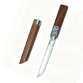 440C Stainless Steel Kitchen Knife with Solid Wood Handle Kitchen Knife Axl 1pcs