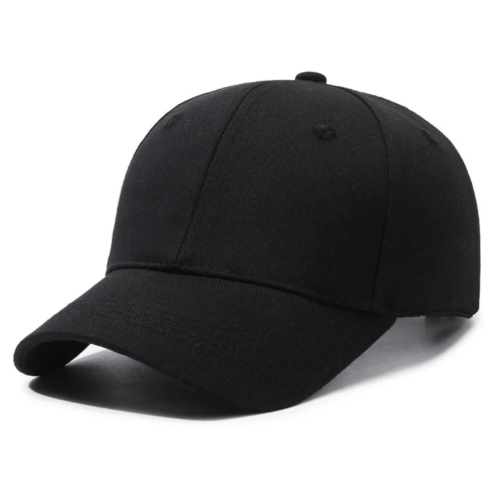 Unisex UPF 50+ Baseball Cap – Breathable Cotton Sun Hat Baseball Cap Axl Black