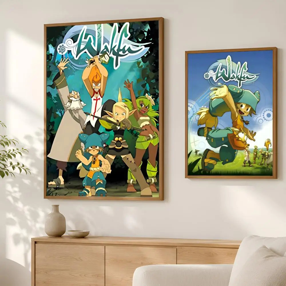 Wakfu Game Self-Stick HD Wall Poster – Waterproof Décor Wall Art Poster Axl