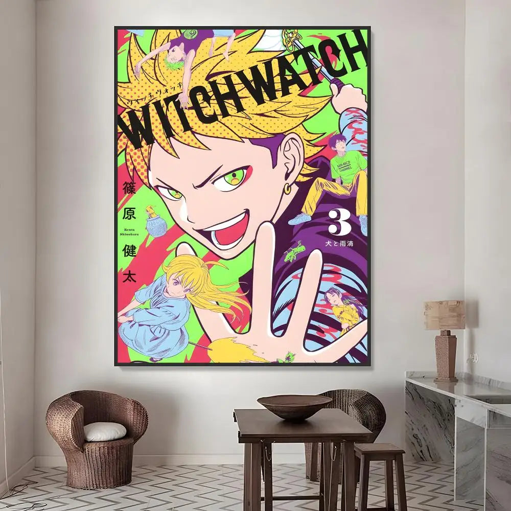 Witch Watch Poster – HD Waterproof PVC Wall Sticker Decor Wall Decal Sticker Axl
