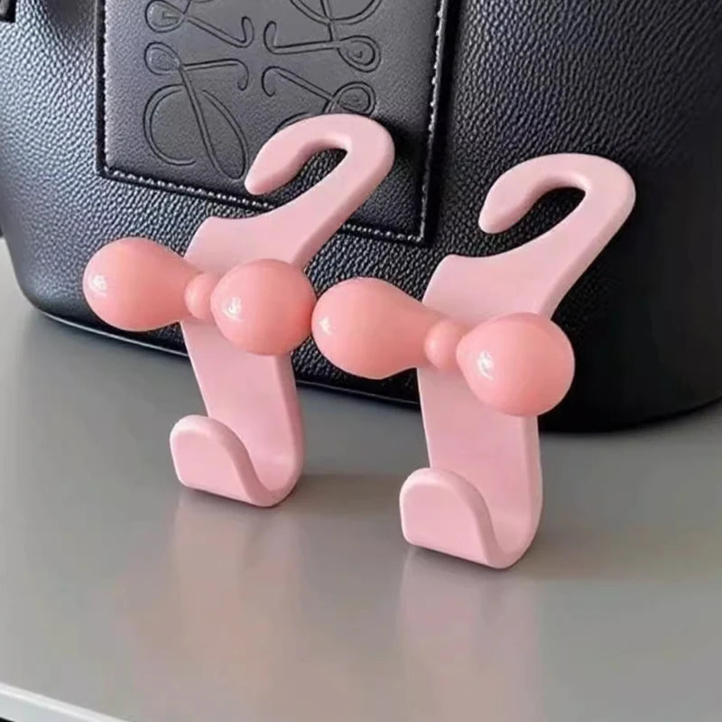 Cute Bow Car Headrest Hook – Purse & Bag Hanger Organizer Car Headrest Hook Axl