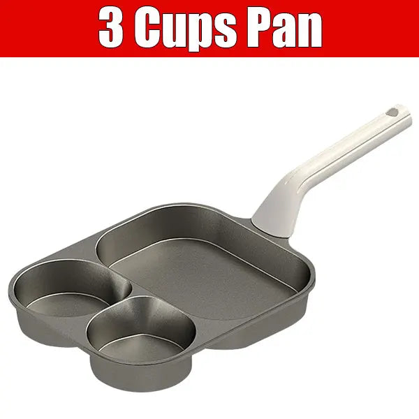 Non-Stick Titanium Egg & Omelette Pan | Breakfast Skillet Omelette Frying Pan Axl 3 Cups Pan