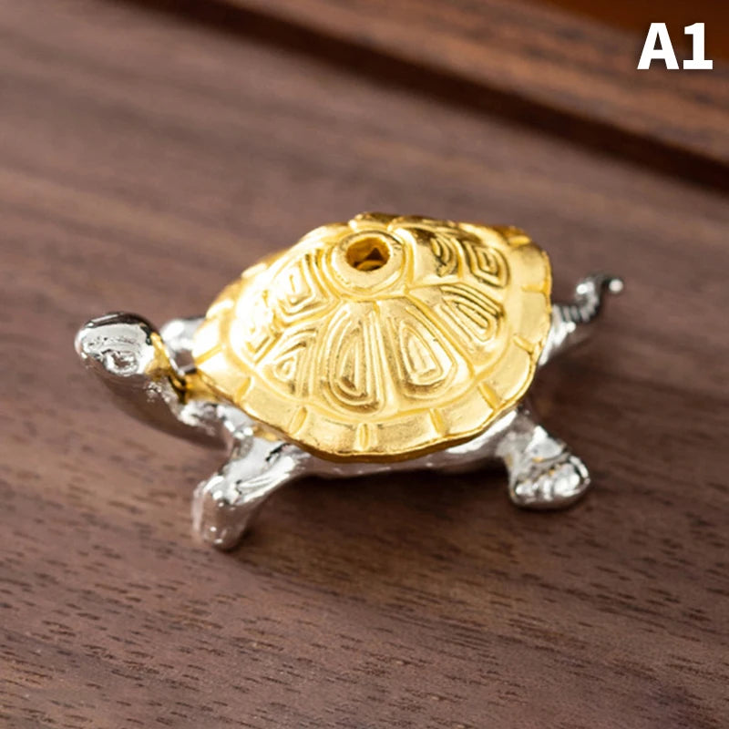 Dragon Turtle Incense Stick Holder – Alloy Lotus Burner Decor Incense Burner Axl A4