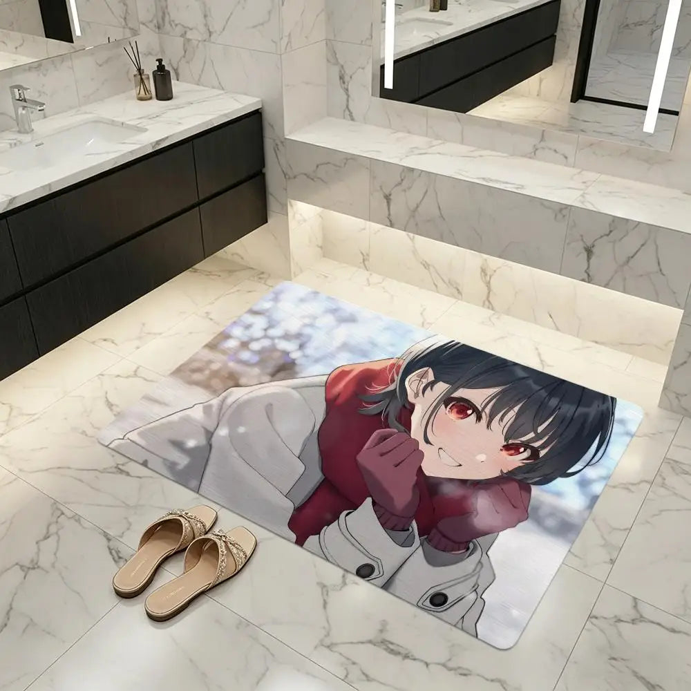 Diatomite Bath Mat – Quick Dry, Absorbent, Anti-Slip Floor Mat Diatomite Bath Mat Axl