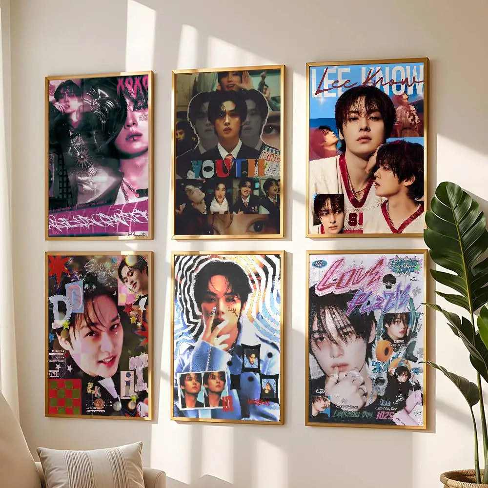 K-Pop Singer Wall Poster – Waterproof Self-Adhesive Mural Sticker Wall Mural Sticker Axl