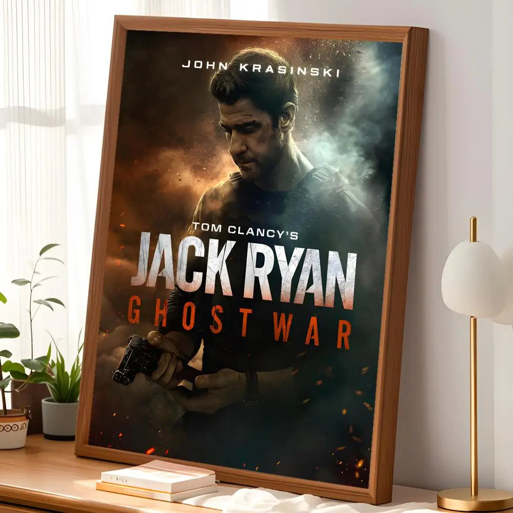 Jack Ryan Ghost War HD Self-Stick PVC Wall Art Poster Wall Art Poster Axl