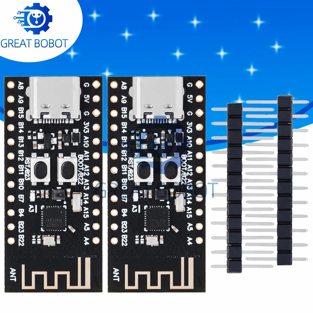 CH573F & CH582F RISC-V BLE 4.2/5.0 Bluetooth Dev Board Development Core Board Axl