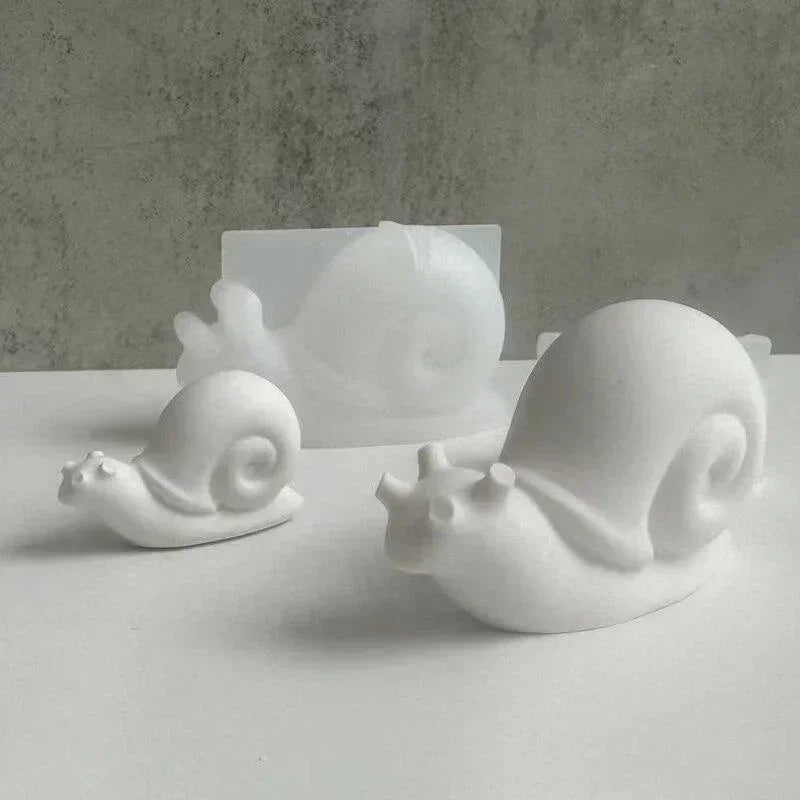 Snail Silicone Mold – DIY Epoxy Resin & Plaster Casting Mold Silicone Casting Mold Axl