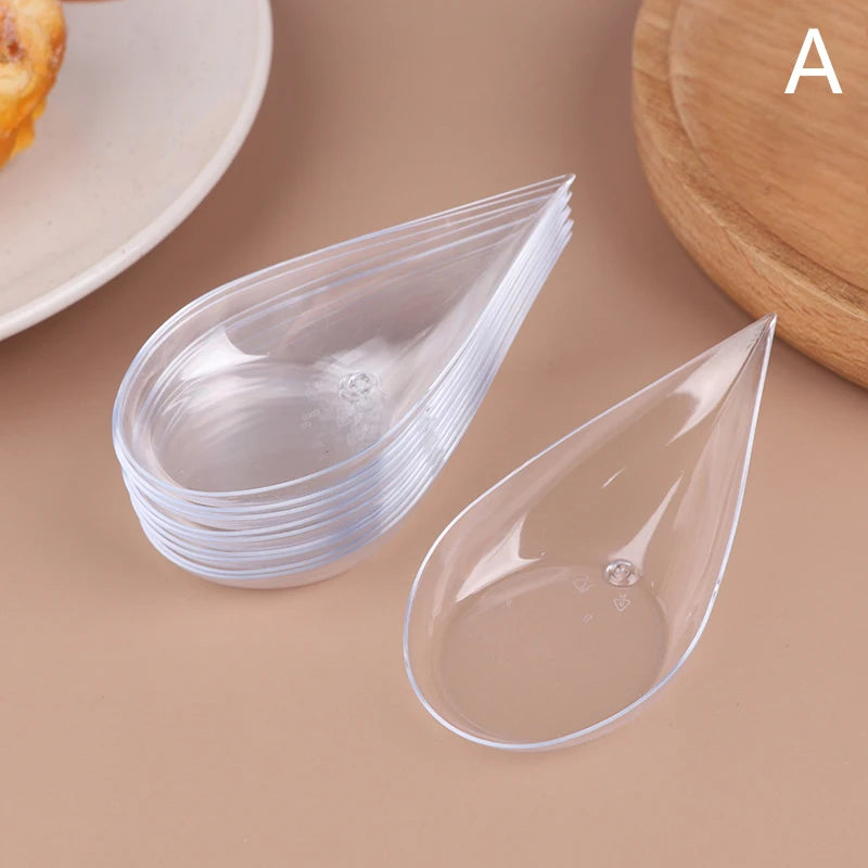 10-Pack Mini Transparent Dessert Cups – Mousse & Appetizer Plates Dessert Cup Set Axl A