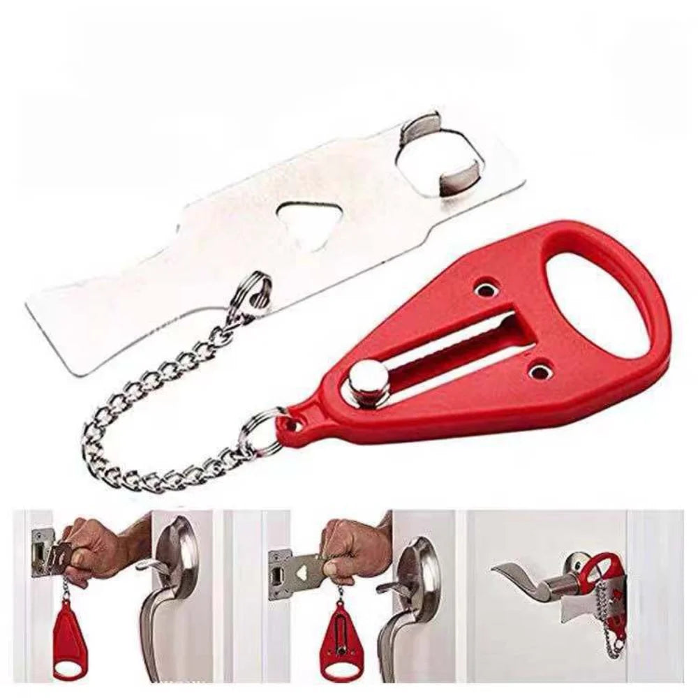 Portable Door Security Lock Latch – Travel, Hotel & Home Portable Door Lock Axl