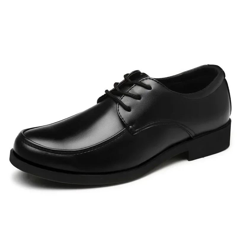 YBQJOO Men's Business Casual Lace-Up Flat Dress Shoes Men's Dress Shoes Axl