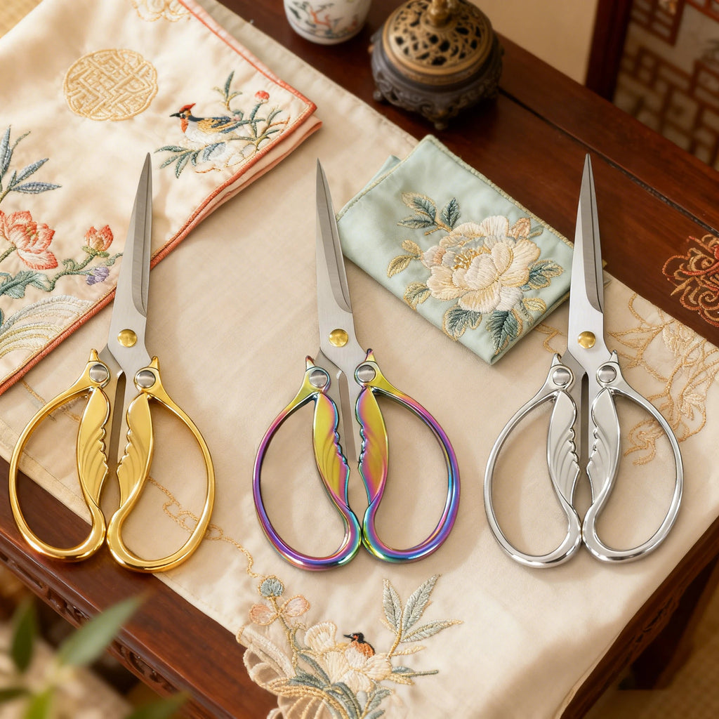 Retro Sewing Scissors – Stainless Steel Embroidery Shears Sewing Scissors Axl