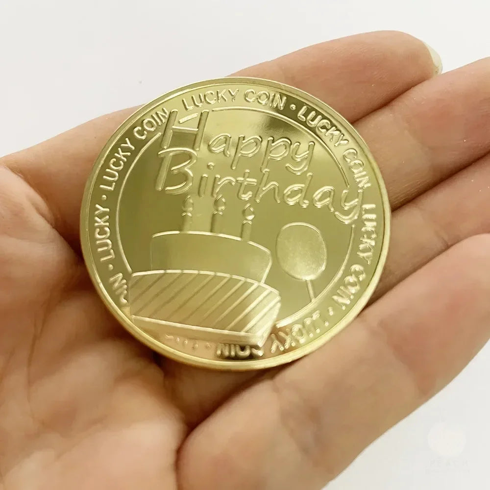 Commemorative Medal Lucky Coin | Birthday & Festival Gift Commemorative Coin Axl