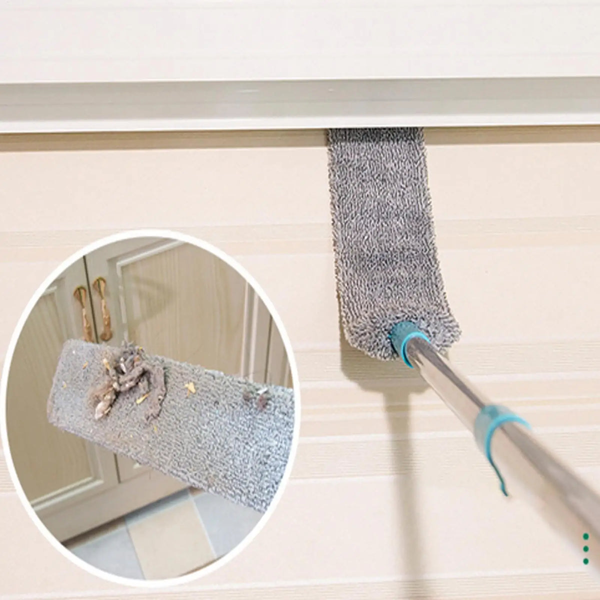 Long Handle Flat Duster Wand – Under Couch & Gap Cleaning Tool Flat Duster Wand Axl