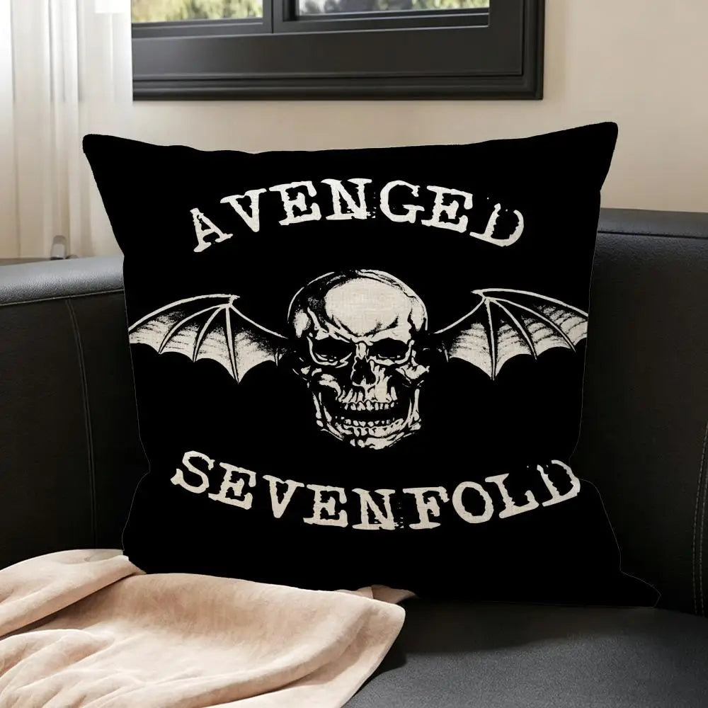 Avenged Sevenfold Linen Cushion Cover | Sofa & Bedroom Decor Linen Cushion Cover Axl
