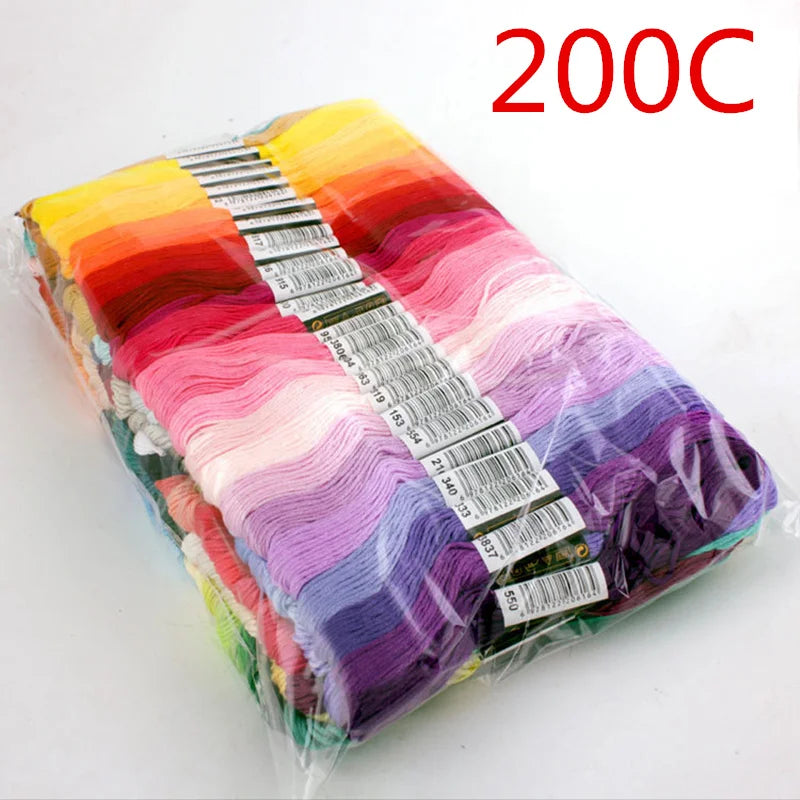 Cross Stitch Embroidery Floss Set – 50 to 447 Skeins, 8m Each Embroidery Floss Set Axl