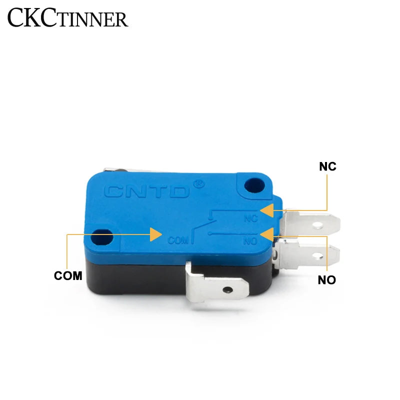 CNTD CMV Series Micro Limit Travel Switch 10A 16A NO NC Self-Reset Micro Limit Switch Axl