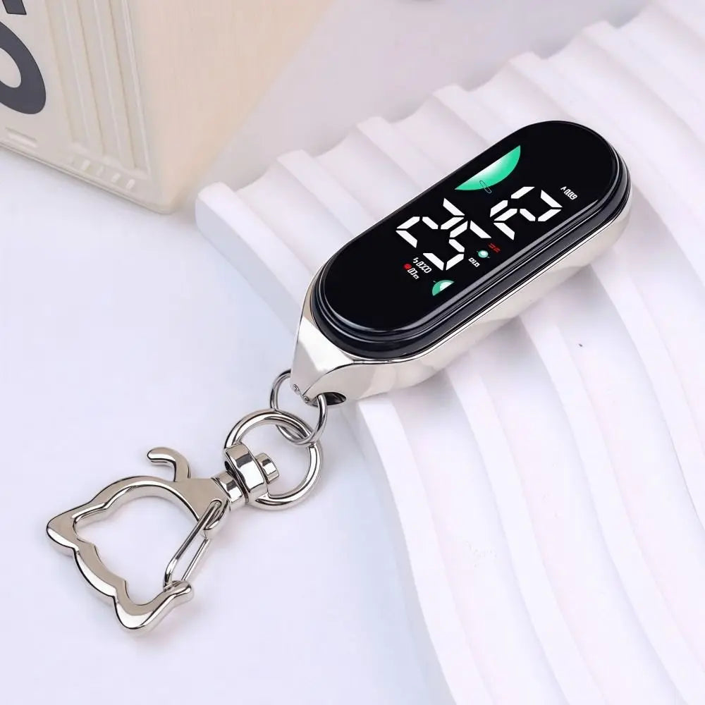 LED Digital Hanging Pocket Watch with Night Light Display Digital Pocket Watch Axl