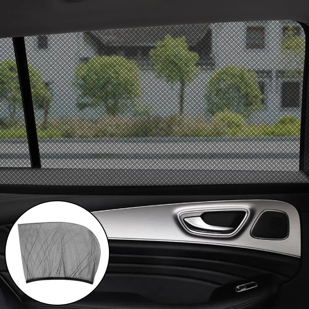 Car Side Window Sunshade Mesh Curtain – Universal SUV Fit Car Window Sunshade Axl 2pcs front