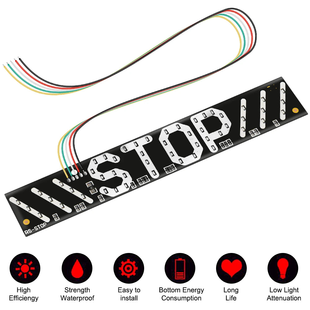 Universal Motorcycle LED Turn Signal Tail & Brake Light Strip Motorcycle LED Light Axl