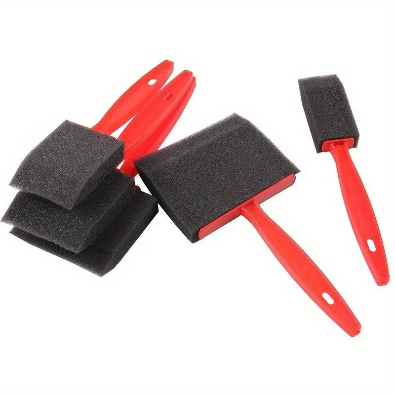 5-Piece Foam Sponge Paint Brush Set – Kids DIY Craft Art Tools Foam Sponge Brush Set Axl
