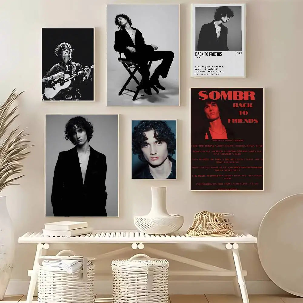 HD Singer Wall Poster – Self-Adhesive Waterproof PVC Art Print Wall Art Poster Axl