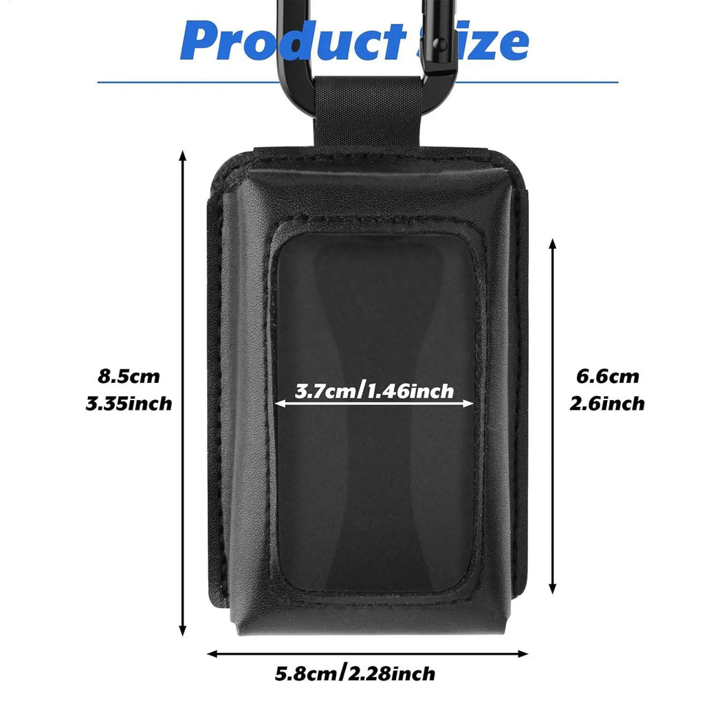 Garage Door Opener Cover & Carabiner Holder – Universal Fit Remote Opener Case Axl