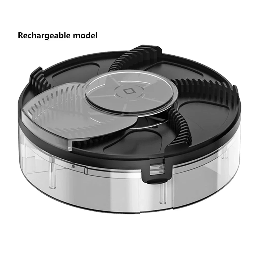 USB Rechargeable Indoor Fly Trap – Quiet Automatic Insect Catcher Indoor Fly Trap Axl black-B-1pcs
