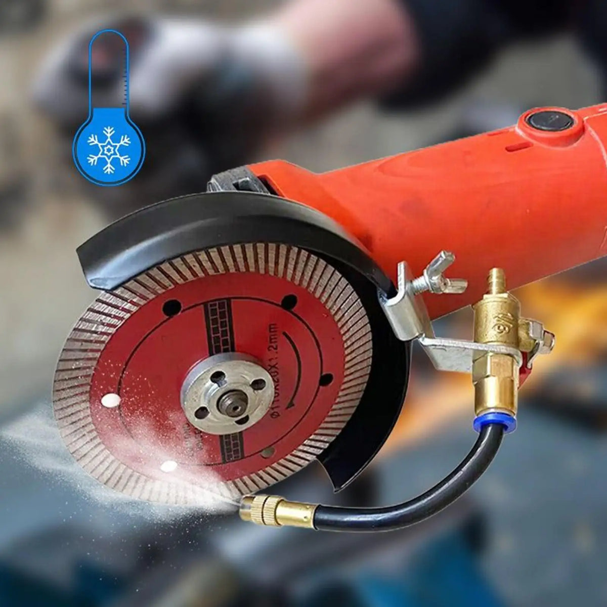 Angle Grinder Misting Water Sprayer – 2-Mode Coolant Tool Grinder Water Sprayer Axl