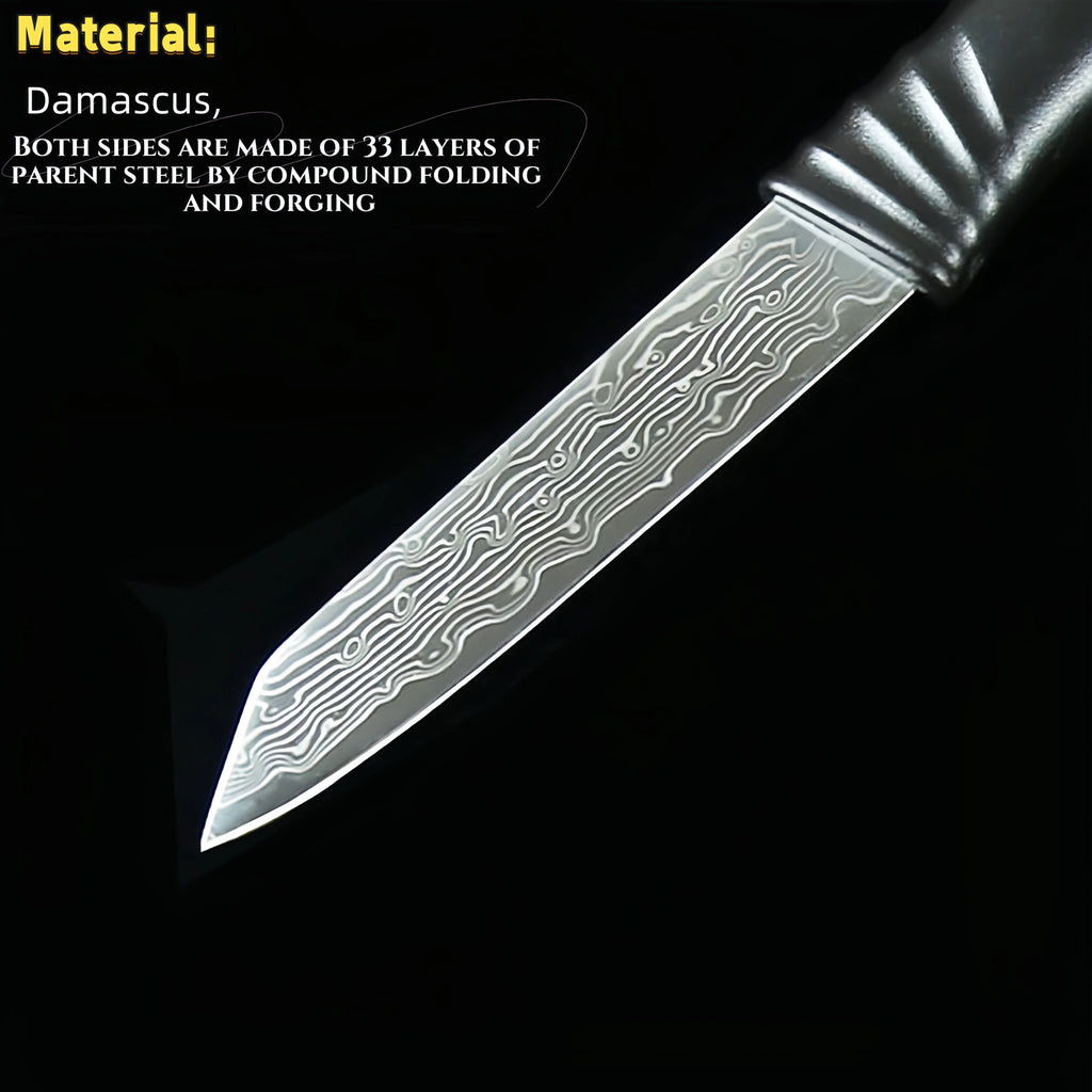 Damascus Paring Knife 67-Layer VG10 Steel – Fruit & Veg Knife Damascus Paring Knife Axl